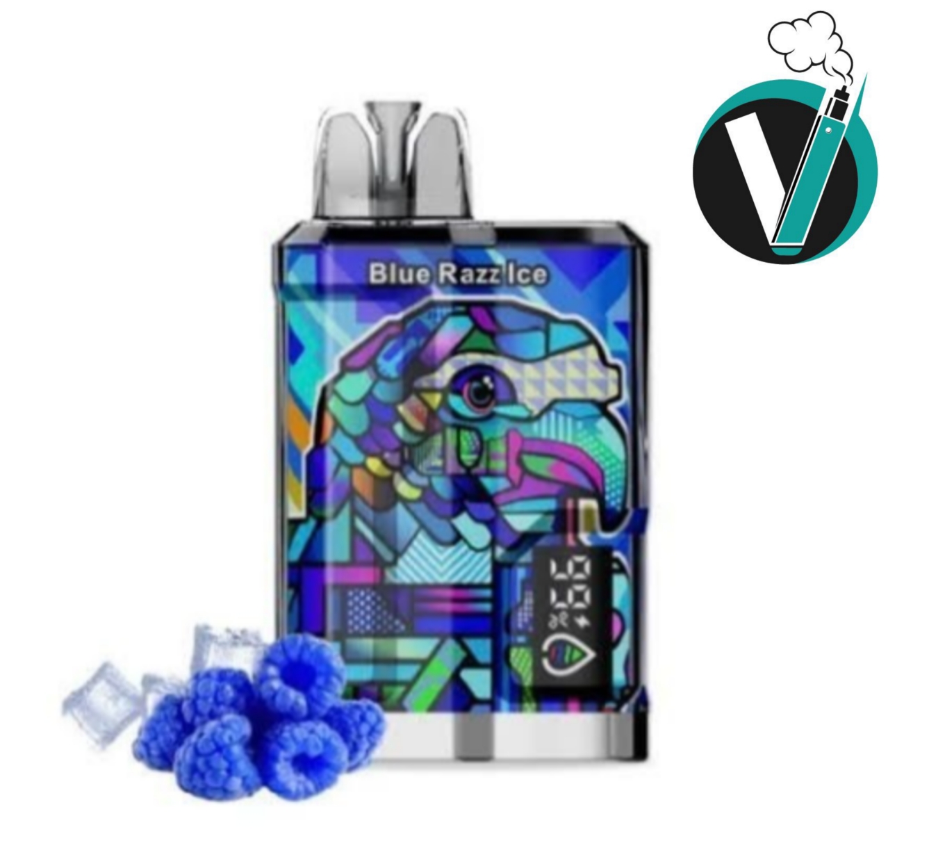 DRAGBAR B12000 Puffs 5_ Blue Razz Ice