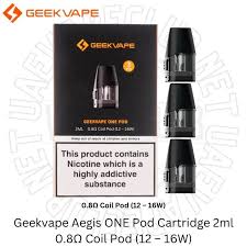 Résistances & Pods – GEEKVAPE – ONE 2ML 0.8Ω Cartridge (12-16W)