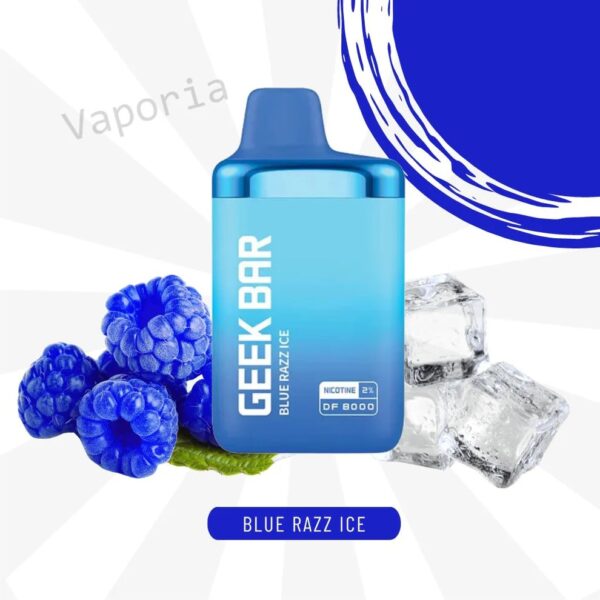 Geek Bar 5_ 8000 Puffs BLUE RAZZ ICE
