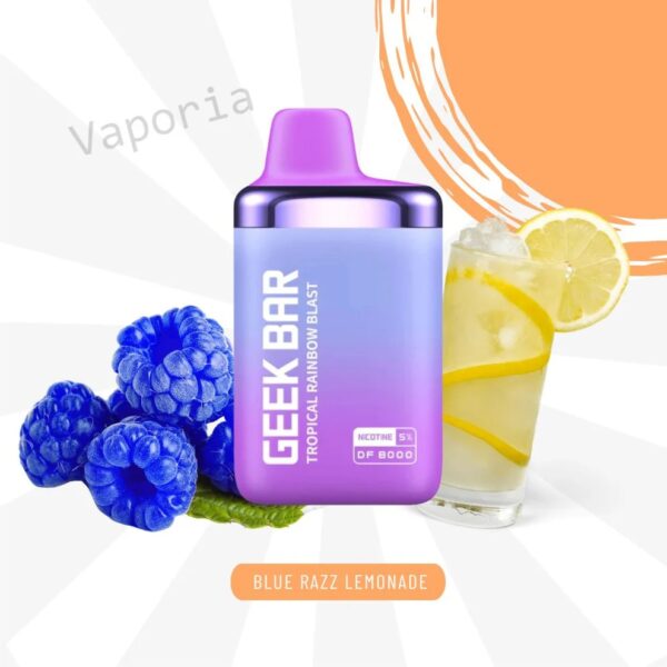 Geek Bar 5_ 8000 Puffs BLUE RAZZ LEMONADE
