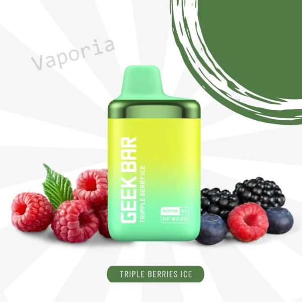 Geek Bar 5_ 8000 Puffs TRIPPLE BERRY ICE