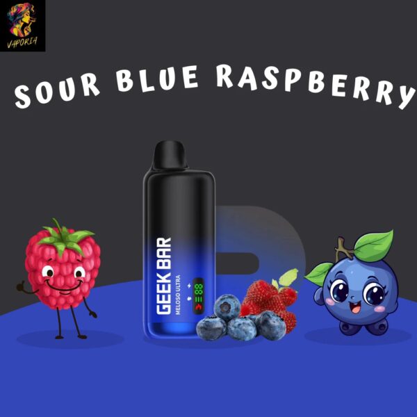 Geek Bar Meloso Ultra 5_ 10K BLUEBERRY SOUR RASPBERRY