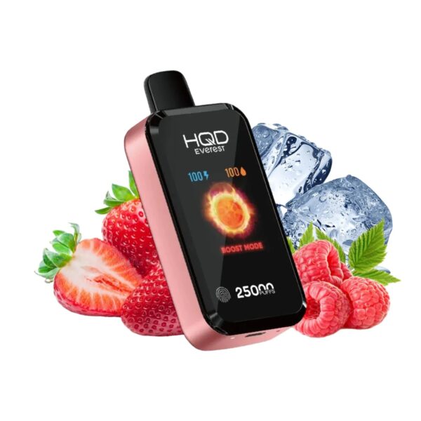 HQD EVEREST 25000 Puffs 5_ STRAWBERRY RASPBERRY ICE