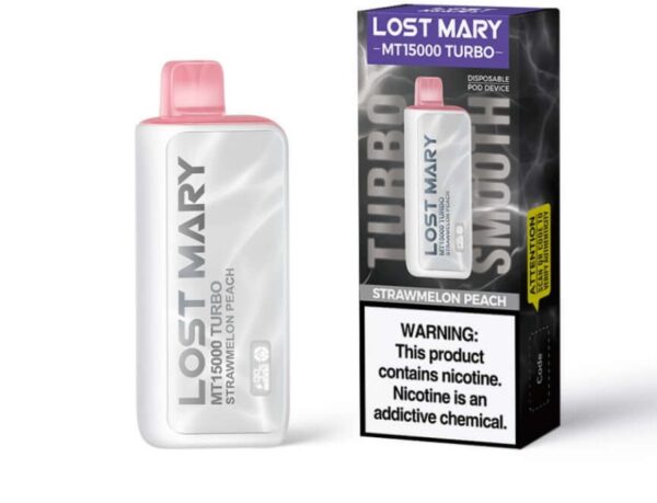 Lost Mary MT15000 Puffs 5_ Strawmelon Peach