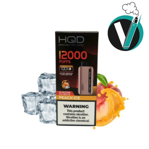 Peach ICE - HQD Glaze 12000 Puffs 5_