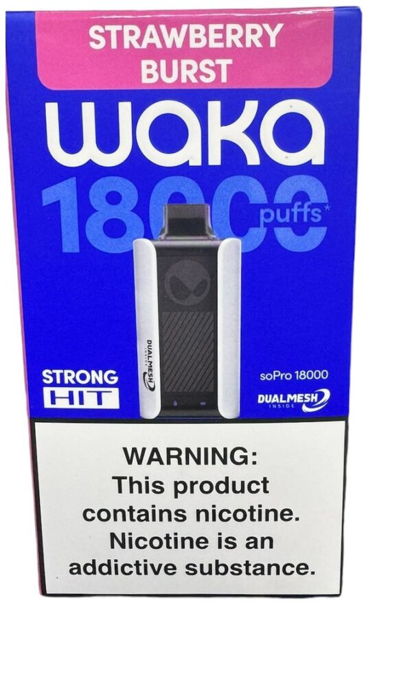 STRAWEBERRY BURST WAKA soPro 18000 Puffs 5_