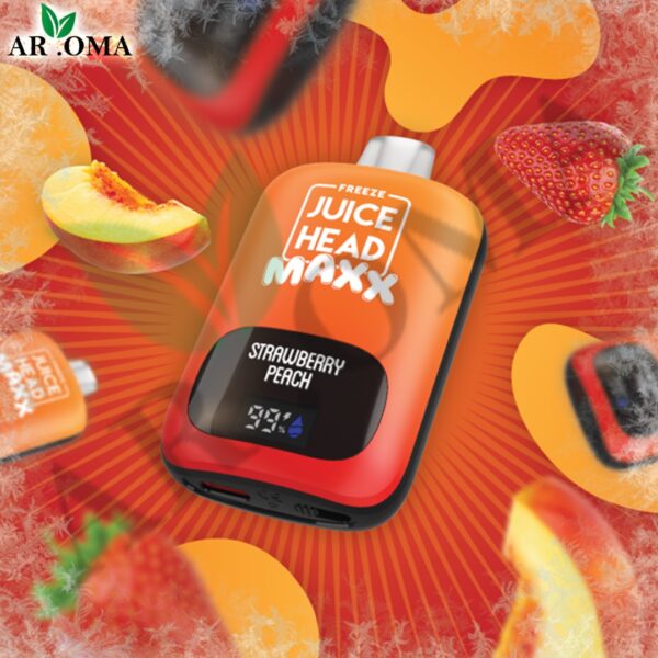 Strawberry Peach - Juice Head Maxx 10000 Puffs 5_