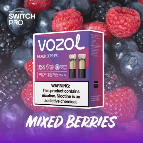 VOZOL POD 1400 MIXED BERRIES