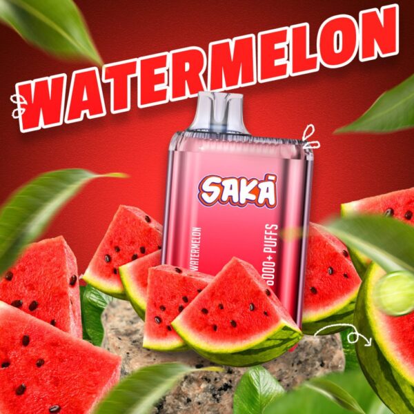 saka 6000 puff 5 _nicotine watermelon